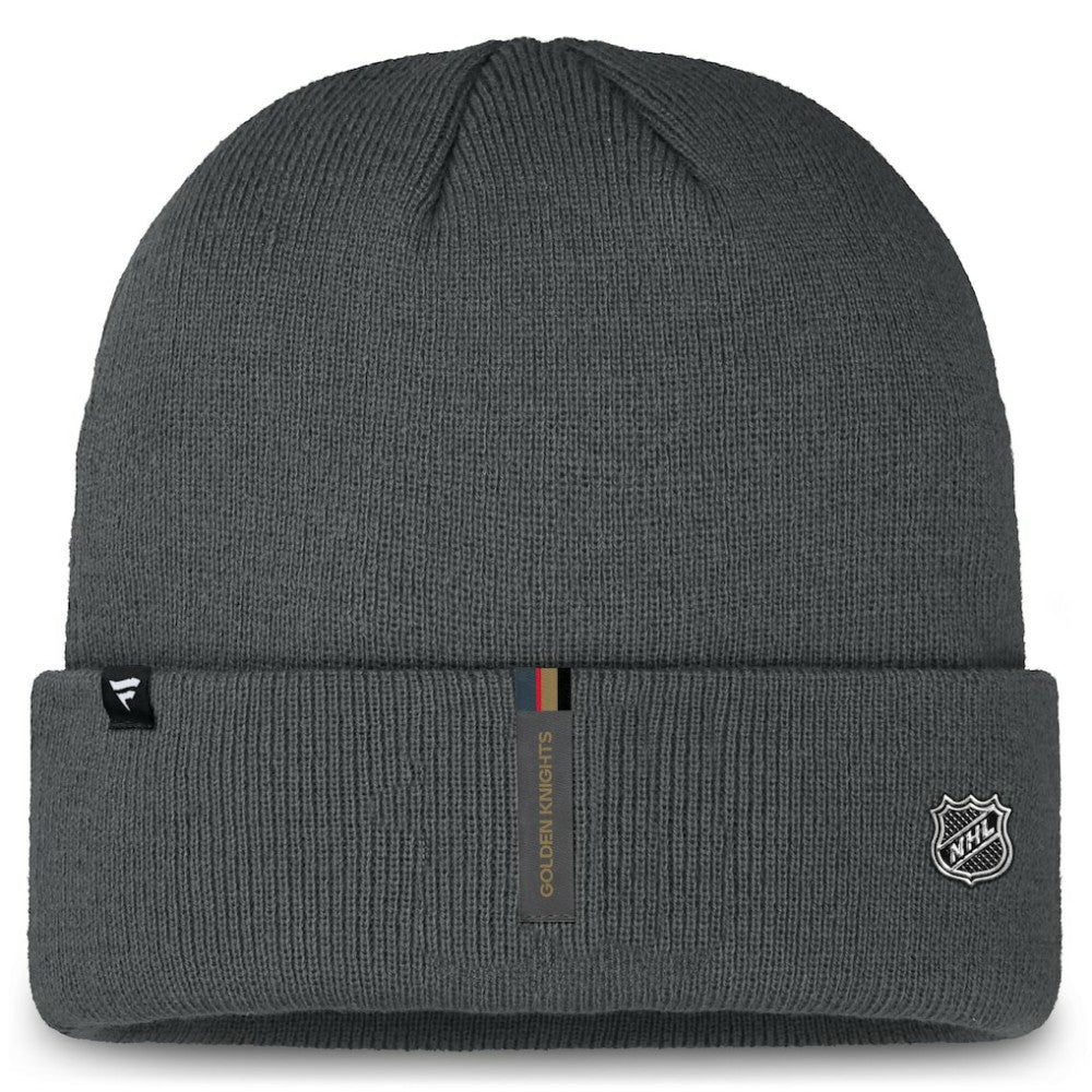 Vegas Golden Knights Fanatics Authentic Pro Cuffed Knit Hat - Gray Hats