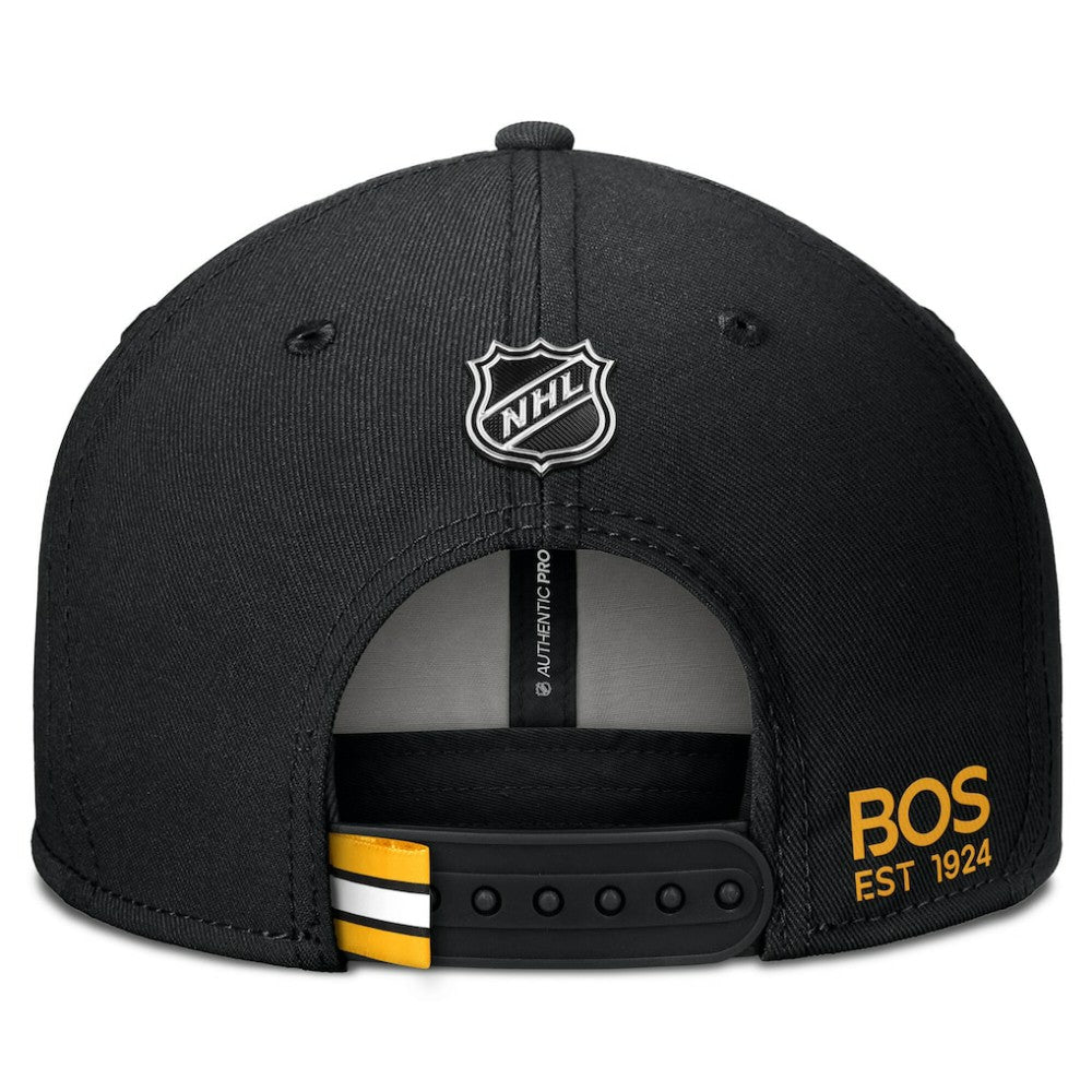 Boston Bruins Fanatics Authentic Pro Prime Snapback Hat - Black Hats
