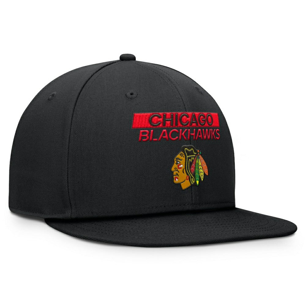 Chicago Blackhawks Fanatics Authentic Pro Prime Snapback Hat - Black Hats