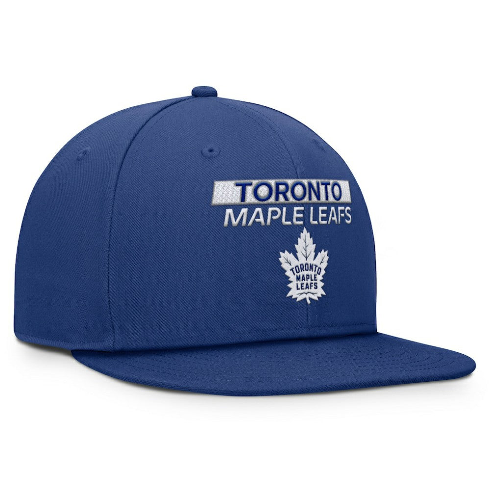 Toronto Maple Leafs Fanatics Authentic Pro Prime Snapback Hat - Blue Hats