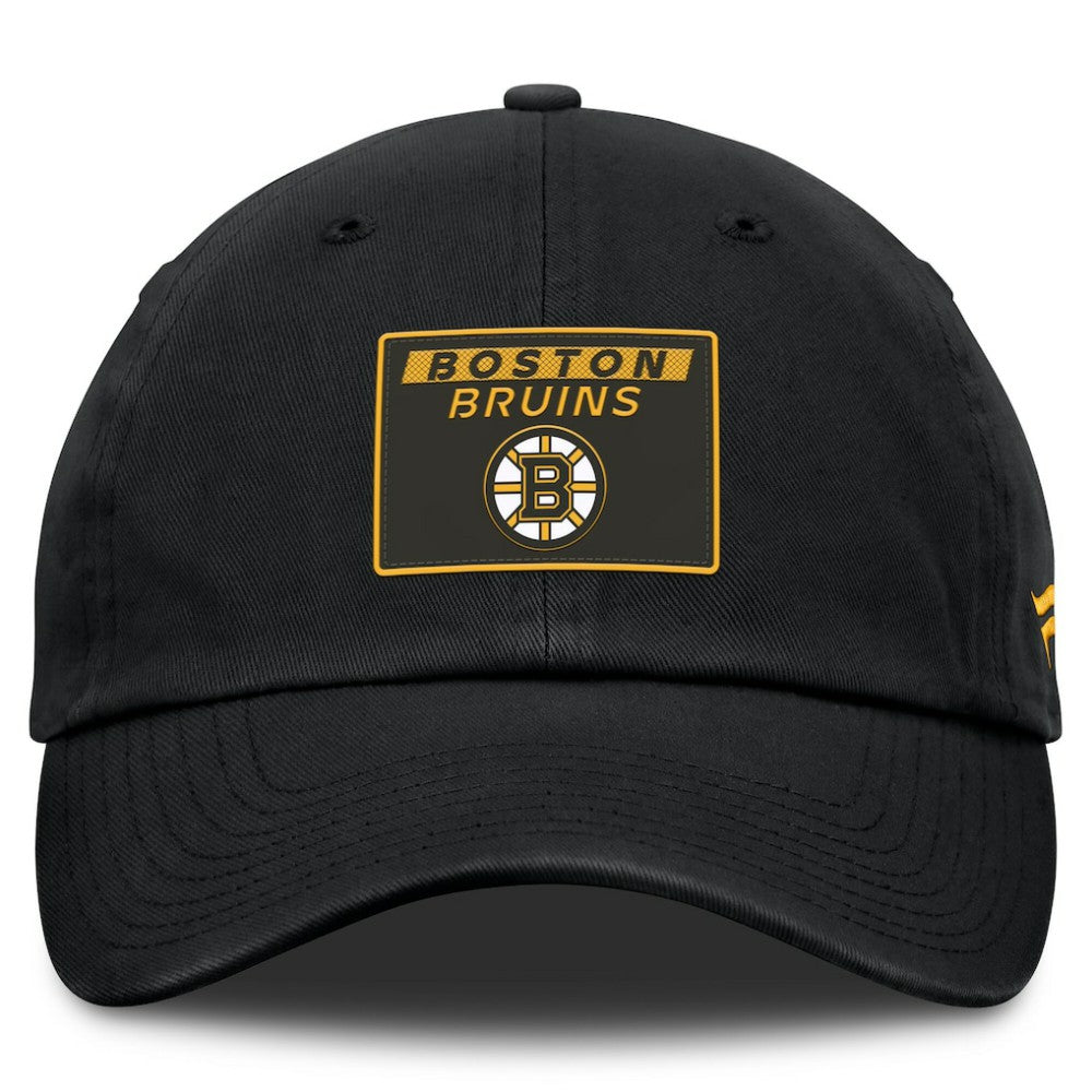 Boston Bruins Fanatics Authentic Pro Prime Adjustable Hat - Black Hats