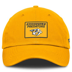 Nashville Predators Fanatics Authentic Pro Prime Adjustable Hat - Gold Hats