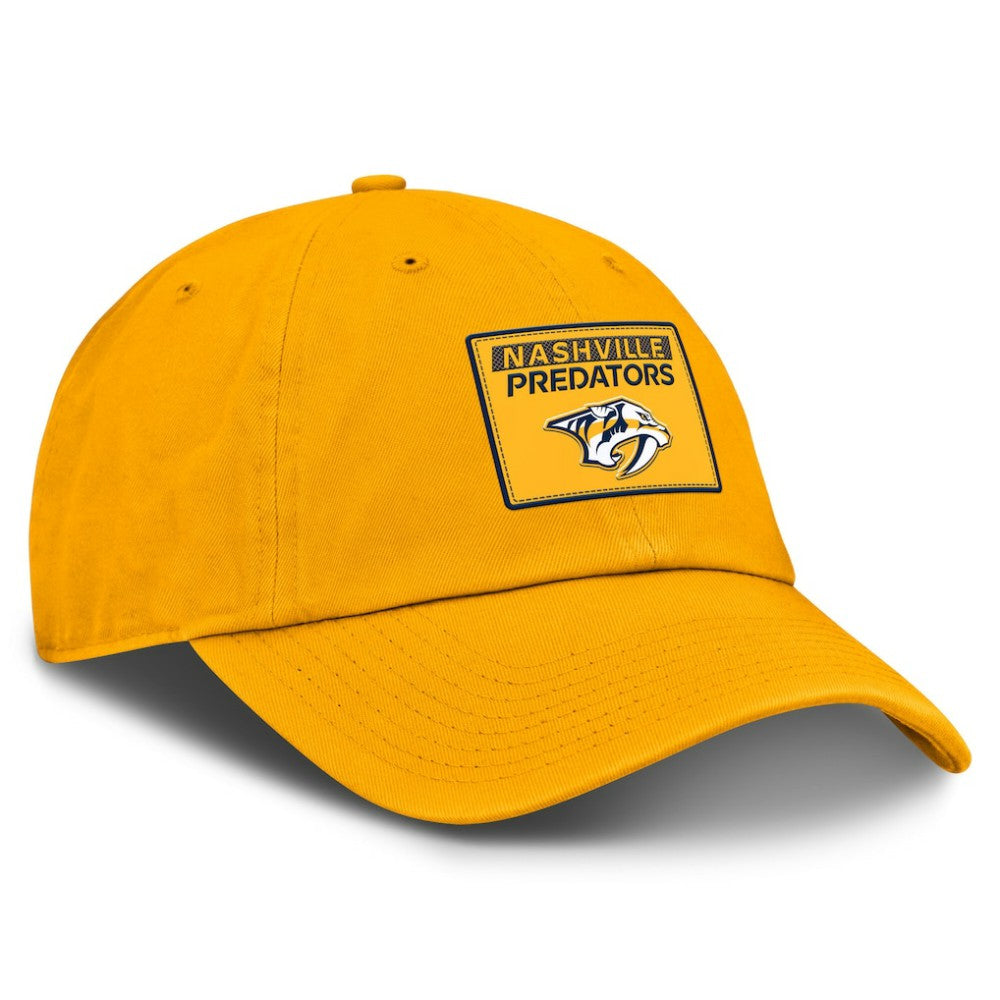 Nashville Predators Fanatics Authentic Pro Prime Adjustable Hat - Gold Hats