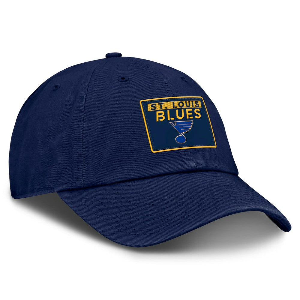 St. Louis Blues Fanatics Authentic Pro Prime Adjustable Hat - Navy Hats