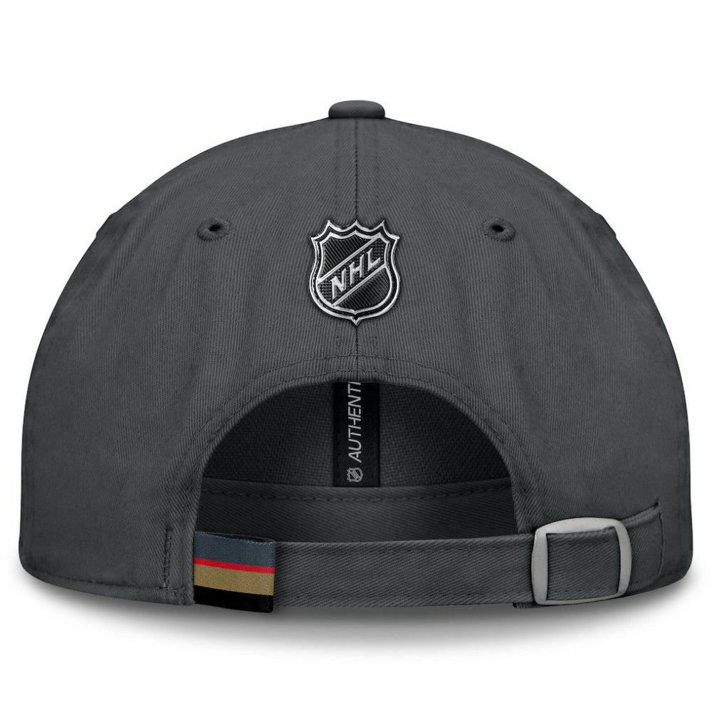 Vegas Golden Knights Fanatics Authentic Pro Prime Adjustable Hat - Gray Hats
