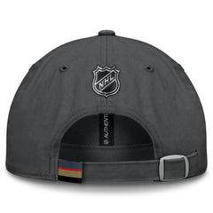 Vegas Golden Knights Fanatics Authentic Pro Prime Adjustable Hat - Gray Hats