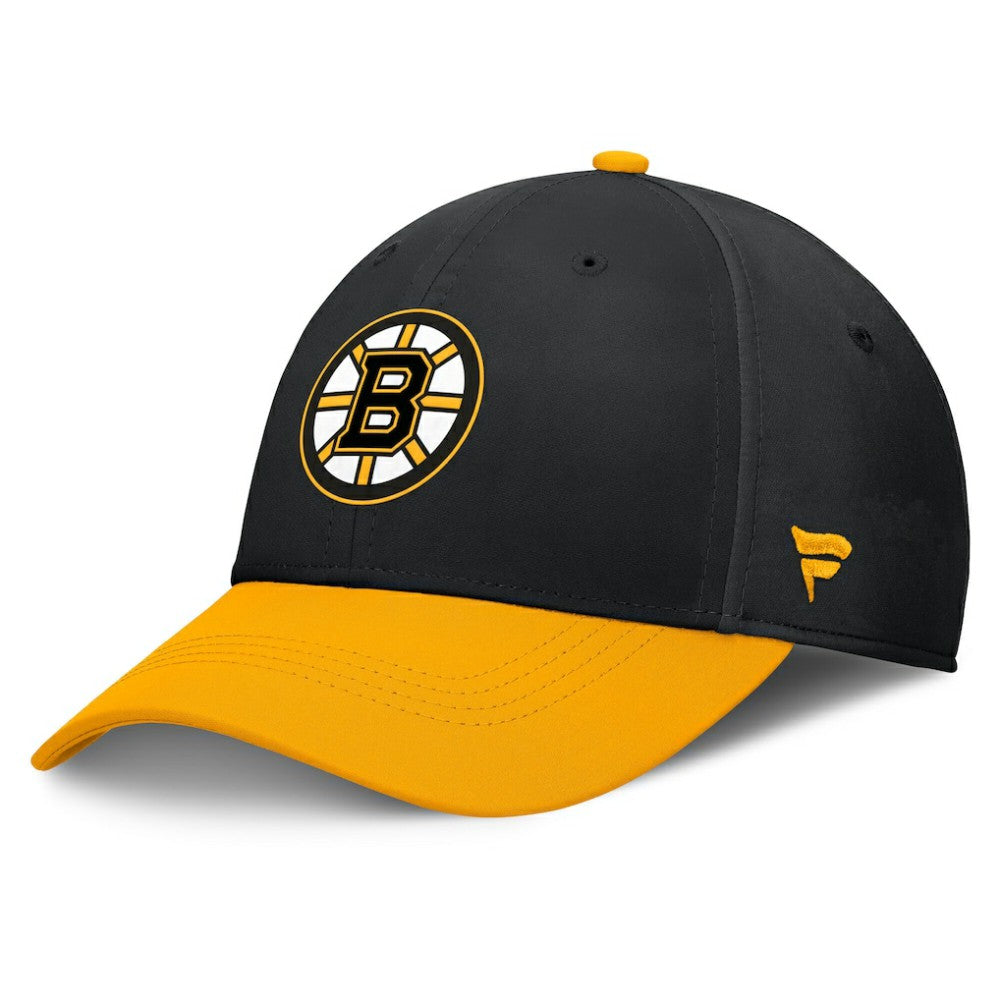 Boston Bruins Fanatics Authentic Pro Rink Flex Hat - Black/Gold Hats
