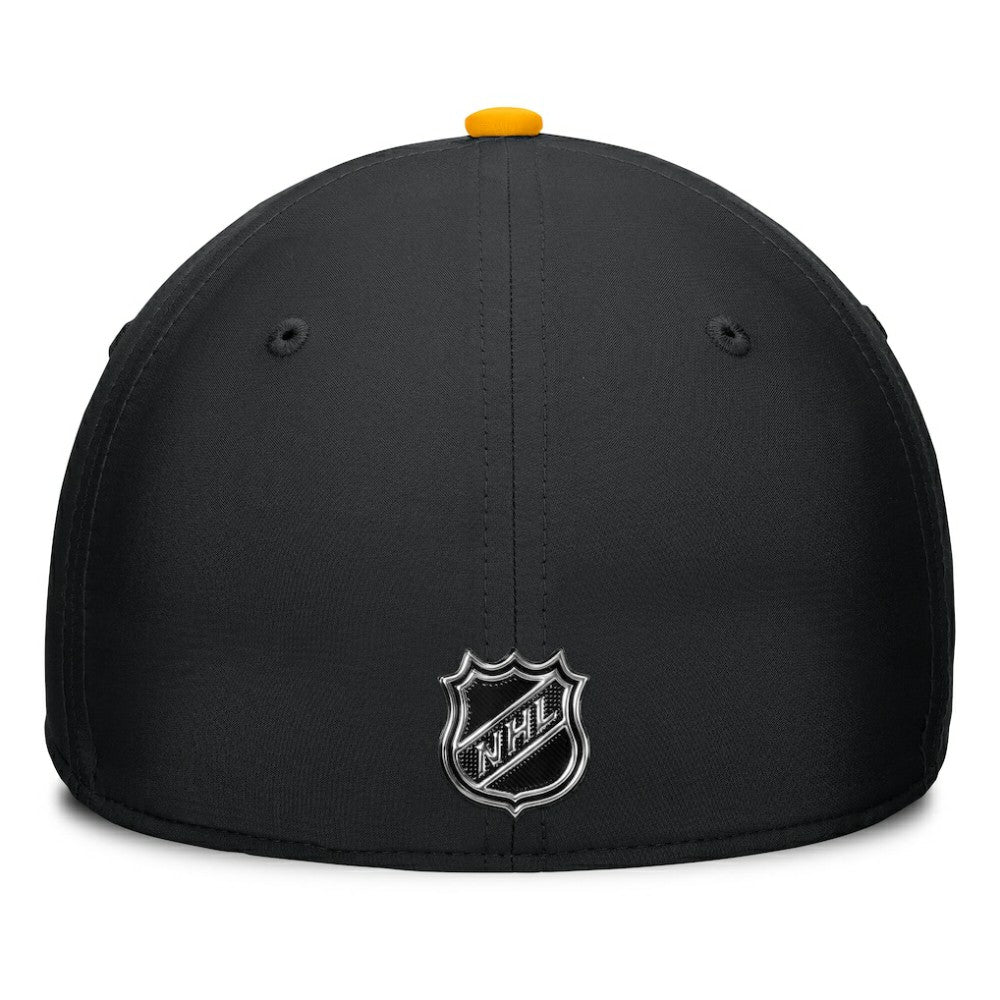 Boston Bruins Fanatics Authentic Pro Rink Flex Hat - Black/Gold Hats