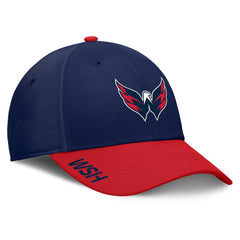Washington Capitals Fanatics Authentic Pro Rink Flex Hat - Navy/Red Hats