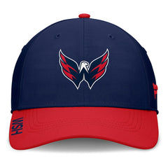 Washington Capitals Fanatics Authentic Pro Rink Flex Hat - Navy/Red Hats
