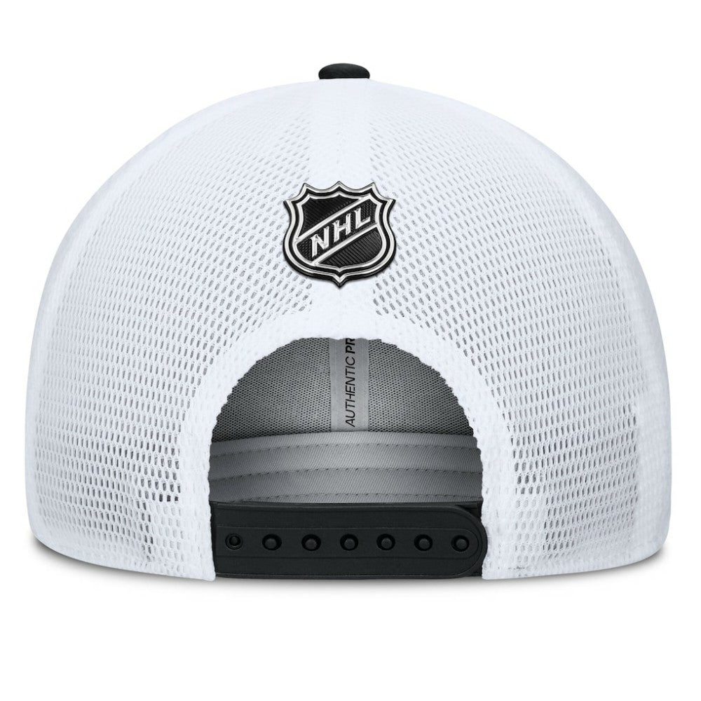 Boston Bruins Fanatics Authentic Pro A-Frame Rink Adjustable Hat - Black/Gold Hats