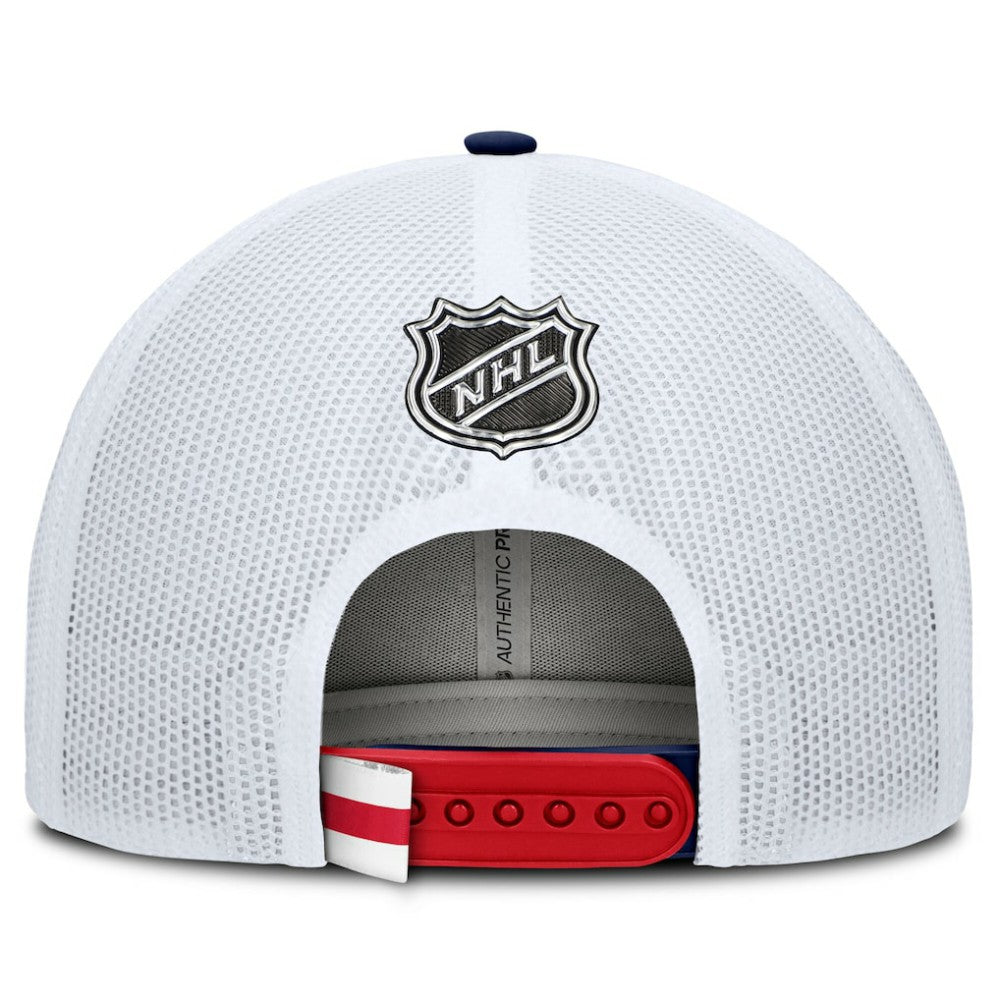 New York Rangers Fanatics Authentic Pro Rink Trucker Hat - Red/White Hats