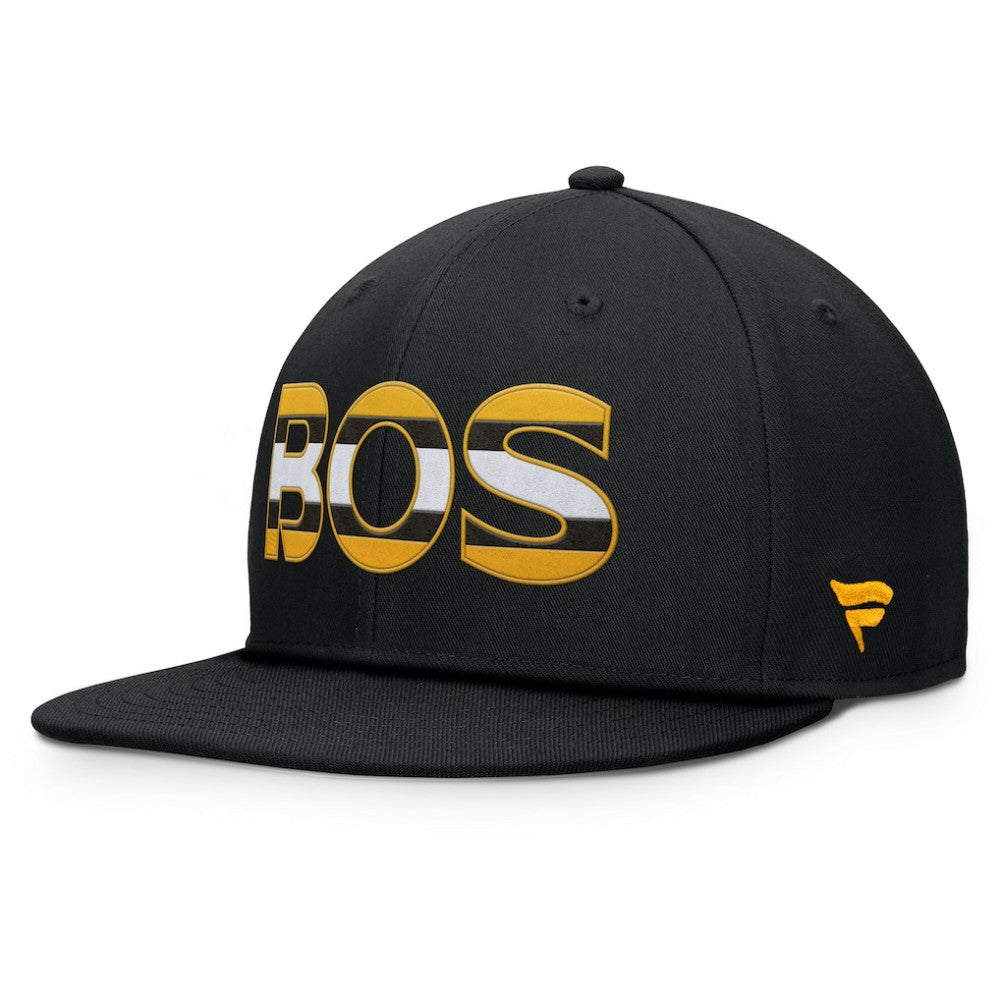 Boston Bruins Fanatics Authentic Pro Rink Snapback Hat - Black Hats