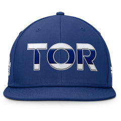 Toronto Maple Leafs Fanatics Authentic Pro Rink Snapback Hat - Blue Hats