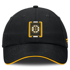 Boston Bruins Fanatics Authentic Pro Ripstop Adjustable Hat - Black/Gold Hats