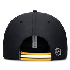 Boston Bruins Fanatics Authentic Pro Ripstop Adjustable Hat - Black/Gold Hats
