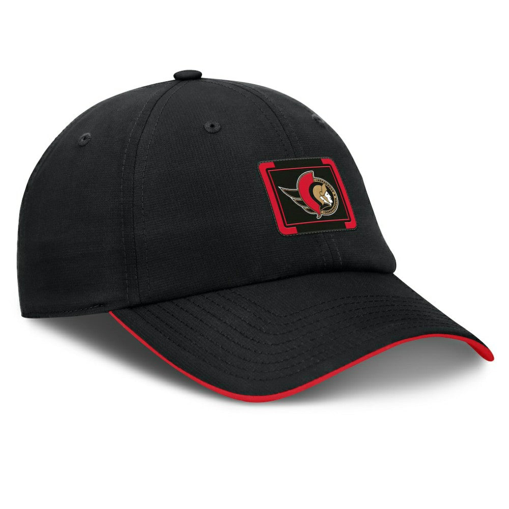 Ottawa Senators Fanatics Authentic Pro Ripstop Adjustable Hat - Black/Red Hats