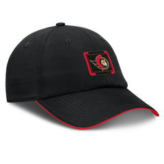 Ottawa Senators Fanatics Authentic Pro Ripstop Adjustable Hat - Black/Red Hats