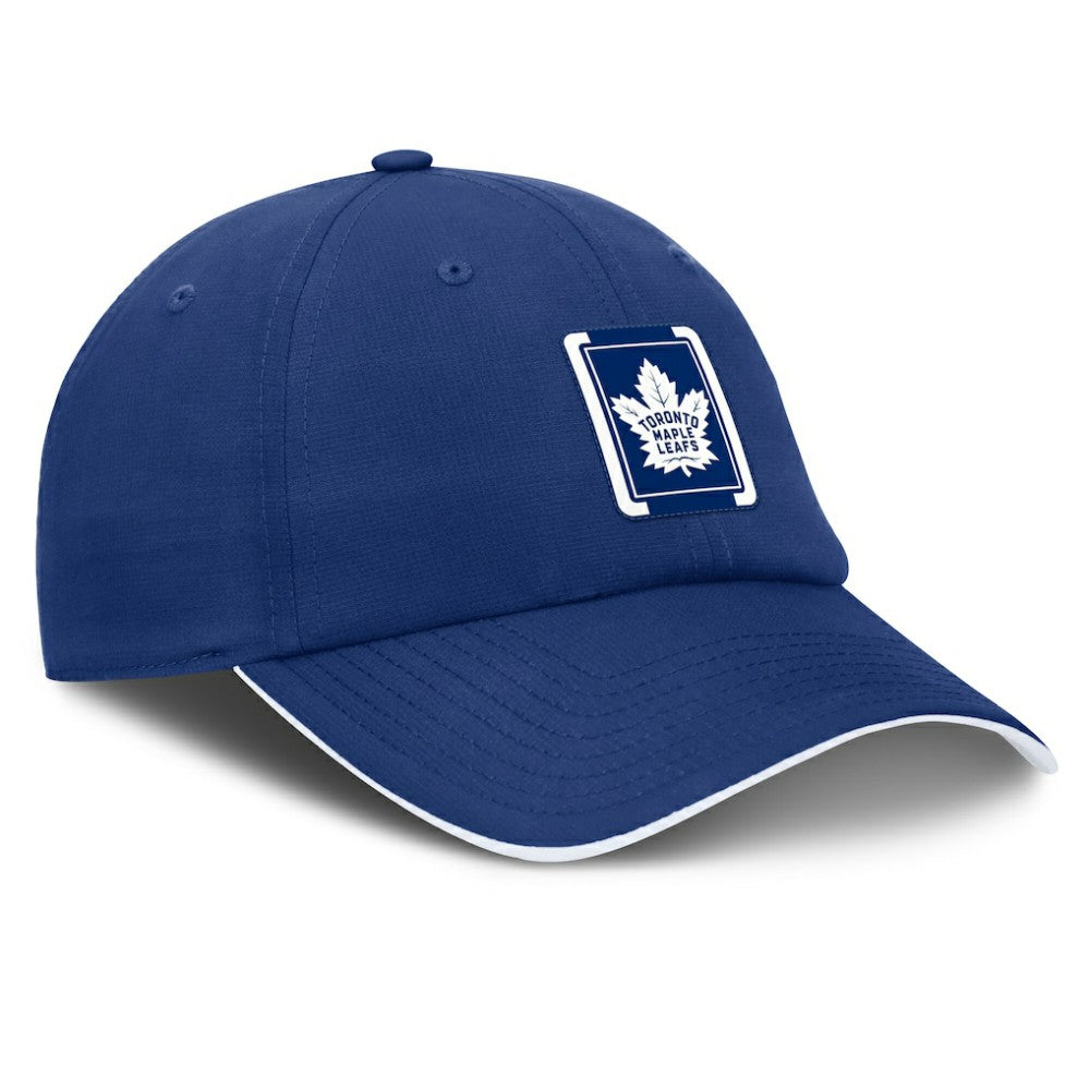 Toronto Maple Leafs Fanatics Authentic Pro Ripstop Adjustable Hat - Blue/White Hats