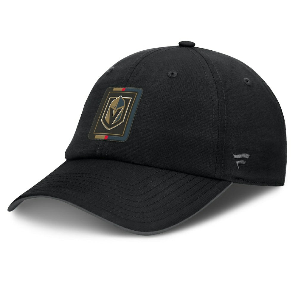 Vegas Golden Knights Fanatics Authentic Pro Ripstop Adjustable Hat - Gray/Black Hats