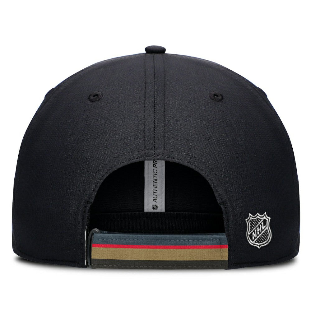 Vegas Golden Knights Fanatics Authentic Pro Ripstop Adjustable Hat - Gray/Black Hats