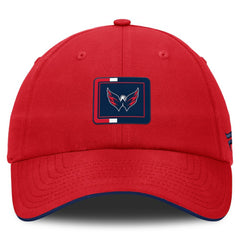 Washington Capitals Fanatics Authentic Pro Ripstop Adjustable Hat - Red/Navy Hats