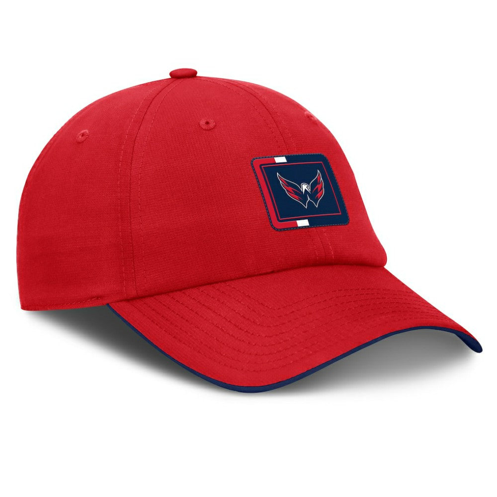 Washington Capitals Fanatics Authentic Pro Ripstop Adjustable Hat - Red/Navy Hats