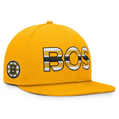 Boston Bruins Fanatics Authentic Pro Team Rink Snapback Hat - Gold Hats