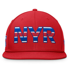New York Rangers Fanatics Authentic Pro Team Rink Snapback Hat - Red Hats