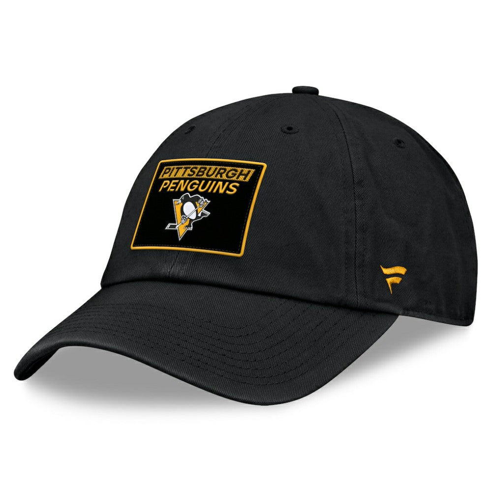 Pittsburgh Penguins Fanatics Women's Authentic Pro Rink Adjustable Hat - Black Hats