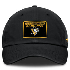 Pittsburgh Penguins Fanatics Women's Authentic Pro Rink Adjustable Hat - Black Hats