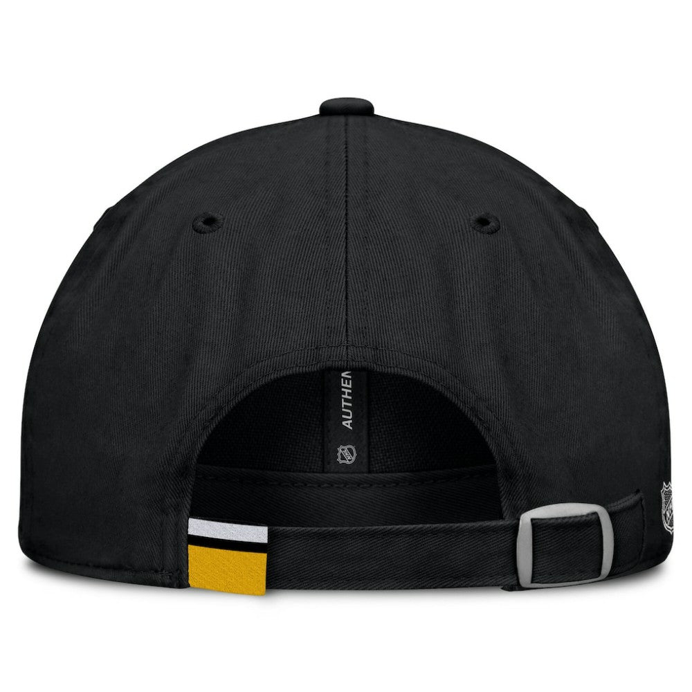 Pittsburgh Penguins Fanatics Women's Authentic Pro Rink Adjustable Hat - Black Hats
