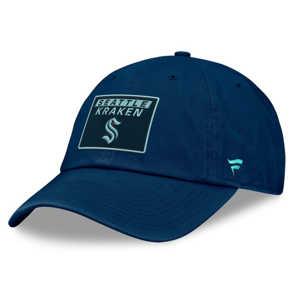 Seattle Kraken Fanatics Women's Authentic Pro Rink Adjustable Hat - Deep Sea Blue Hats