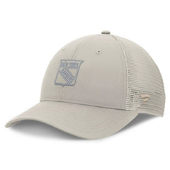New York Rangers Fanatics Women's Authentic Pro Road Trucker Adjustable Hat - Tan Hats