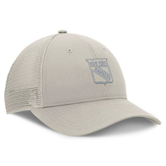 New York Rangers Fanatics Women's Authentic Pro Road Trucker Adjustable Hat - Tan Hats