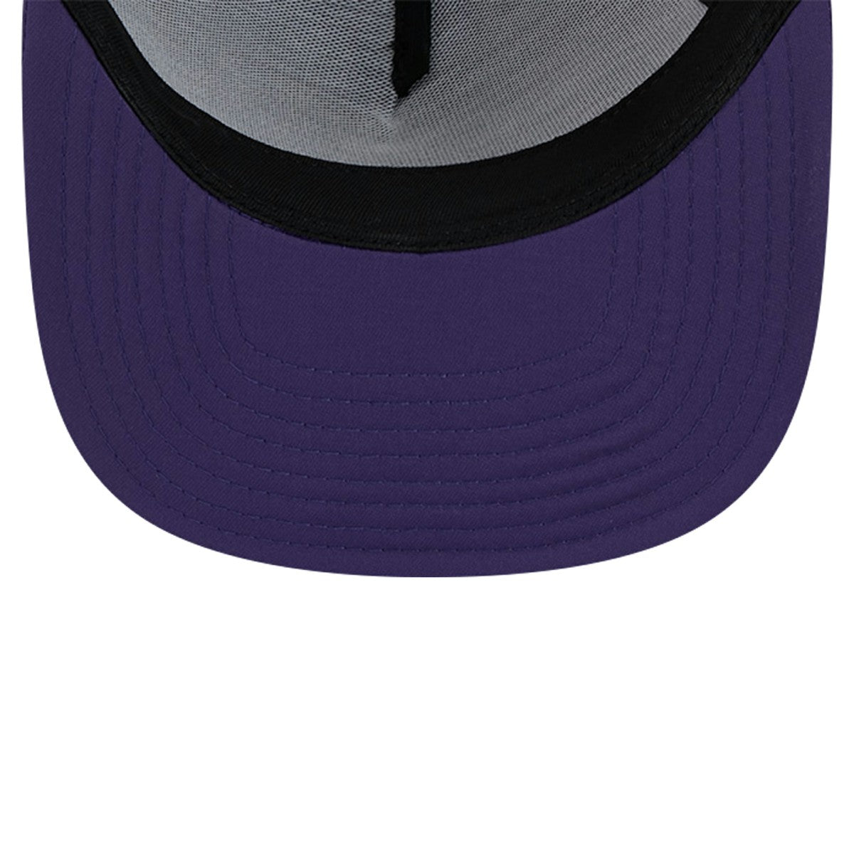 Phoenix Suns Puff Print Team Code A-Frame 9FIFTY Trucker Snapback Hat - Purple shop