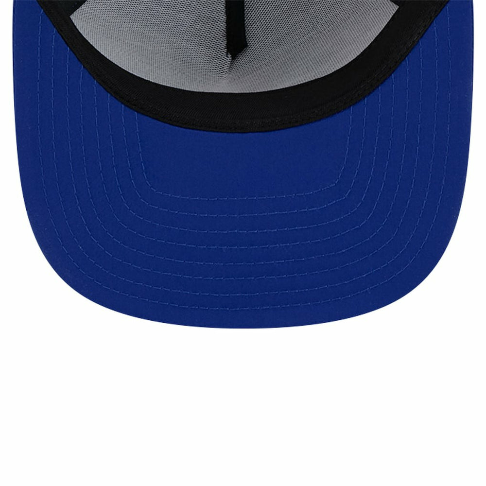 Golden State Warriors Puff Print Team Code A-Frame 9FIFTY Trucker Snapback Hat sale - Royal discount