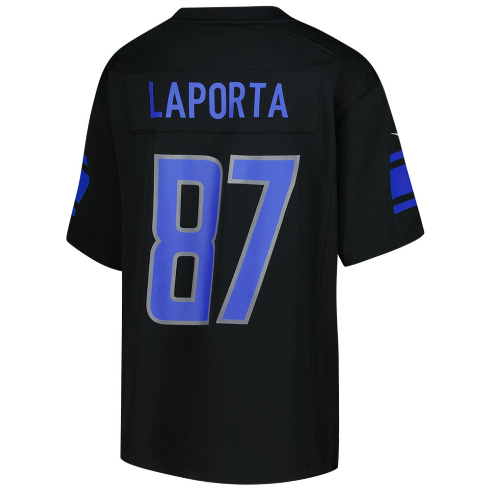 Sam LaPorta Detroit Lions Youth Game Jersey - Black online