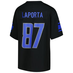 Sam LaPorta Detroit Lions Youth Game Jersey - Black online