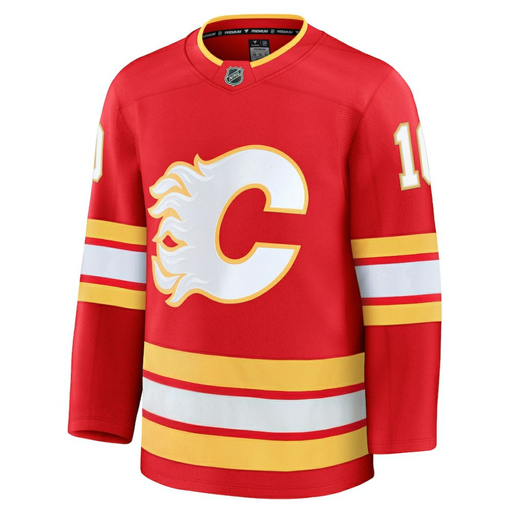 Jonathan Huberdeau Calgary Flames Fanatics Home Premium Jersey - Red Jerseys