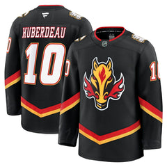 Jonathan Huberdeau Calgary Flames Fanatics Alternate Premium Jersey - Black Jerseys