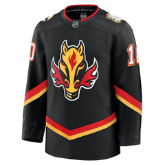 Jonathan Huberdeau Calgary Flames Fanatics Alternate Premium Jersey - Black Jerseys
