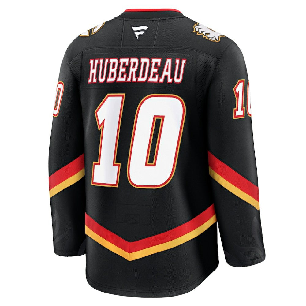 Jonathan Huberdeau Calgary Flames Fanatics Alternate Premium Jersey - Black Jerseys