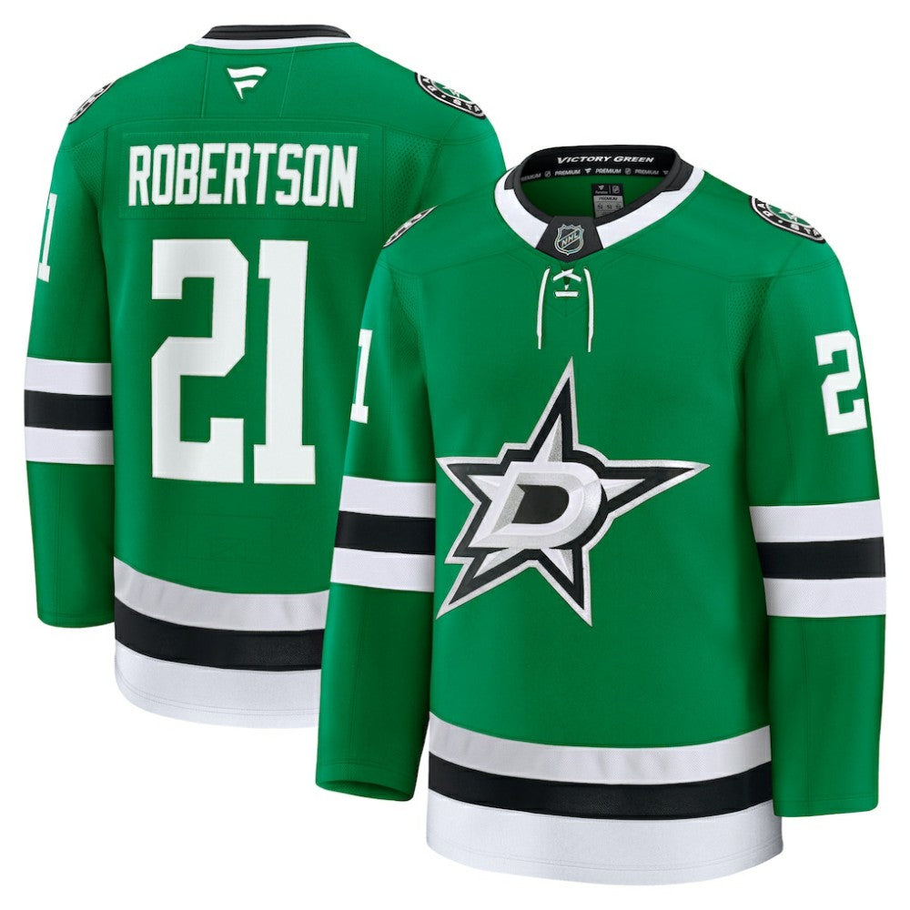 Jason Robertson Dallas Stars Fanatics Home Premium Jersey - Kelly Green Jerseys