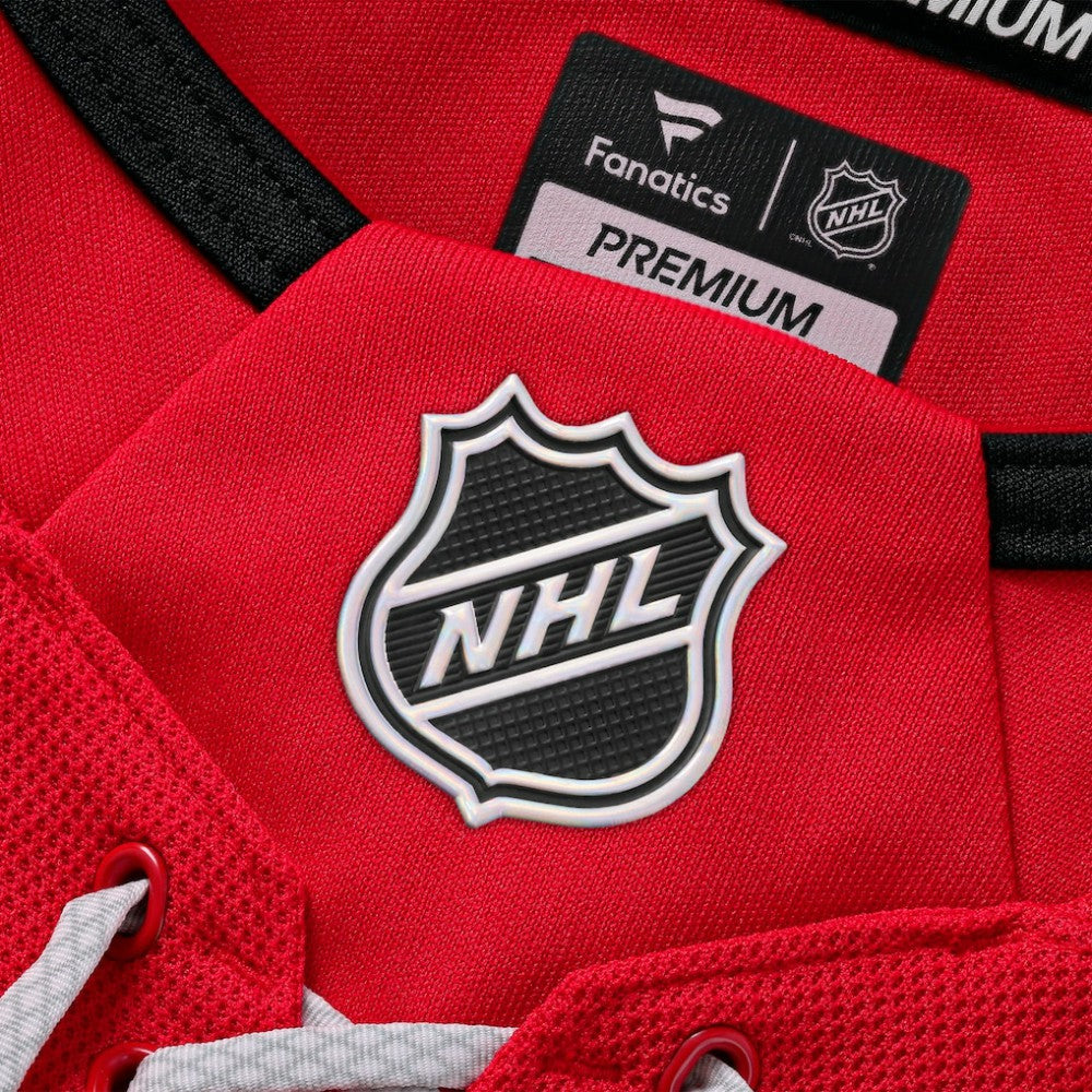 Sebastian Aho Carolina Hurricanes Fanatics Alternate Premium Jersey - Red Jerseys