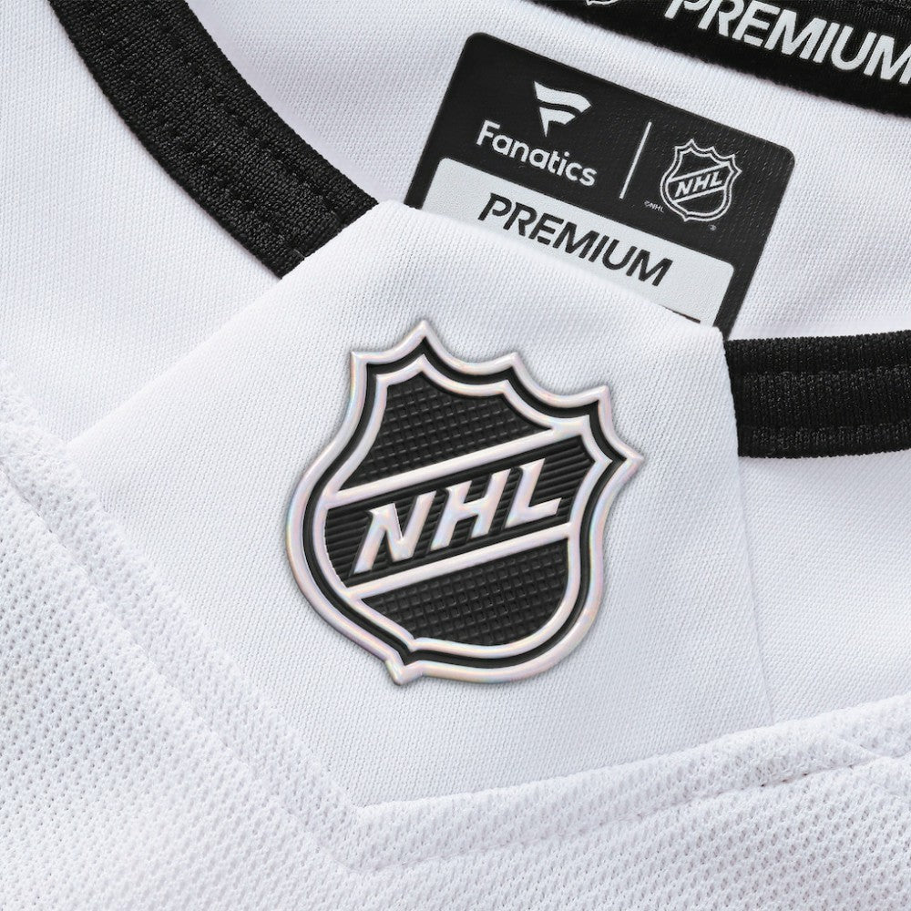 Connor Bedard Chicago Blackhawks Fanatics Away Premium Jersey - White Jerseys