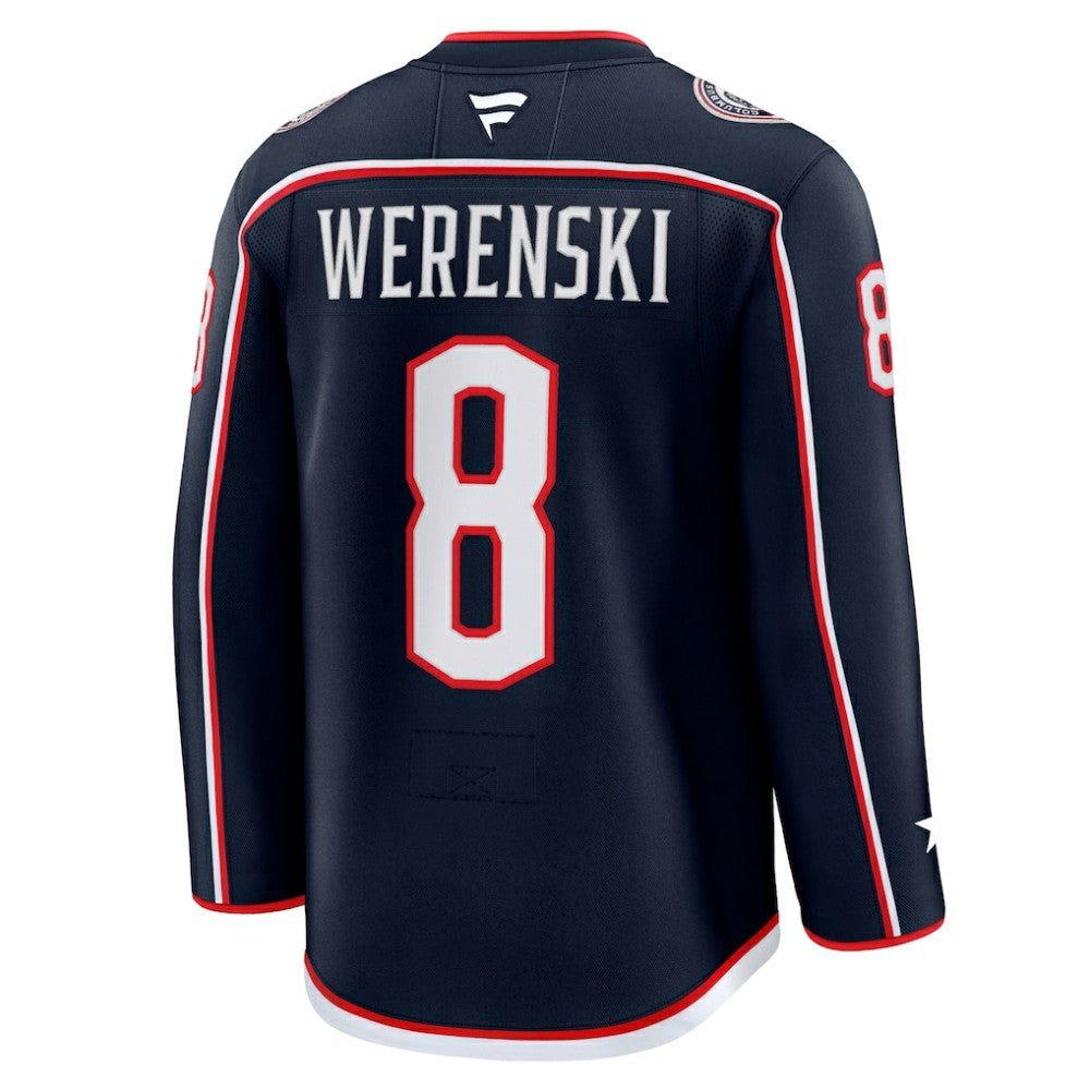 Zach Werenski Columbus Blue Jackets Fanatics Home Premium Jersey - Navy Jerseys