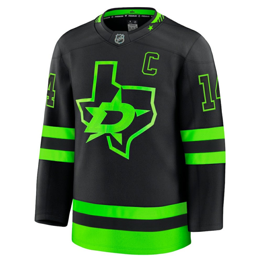 Jamie Benn Dallas Stars Fanatics Alternate Premium Jersey - Black Jerseys