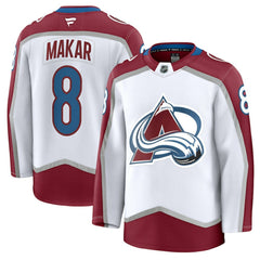 Cale Makar Colorado Avalanche Fanatics Away Premium Jersey - White Jerseys