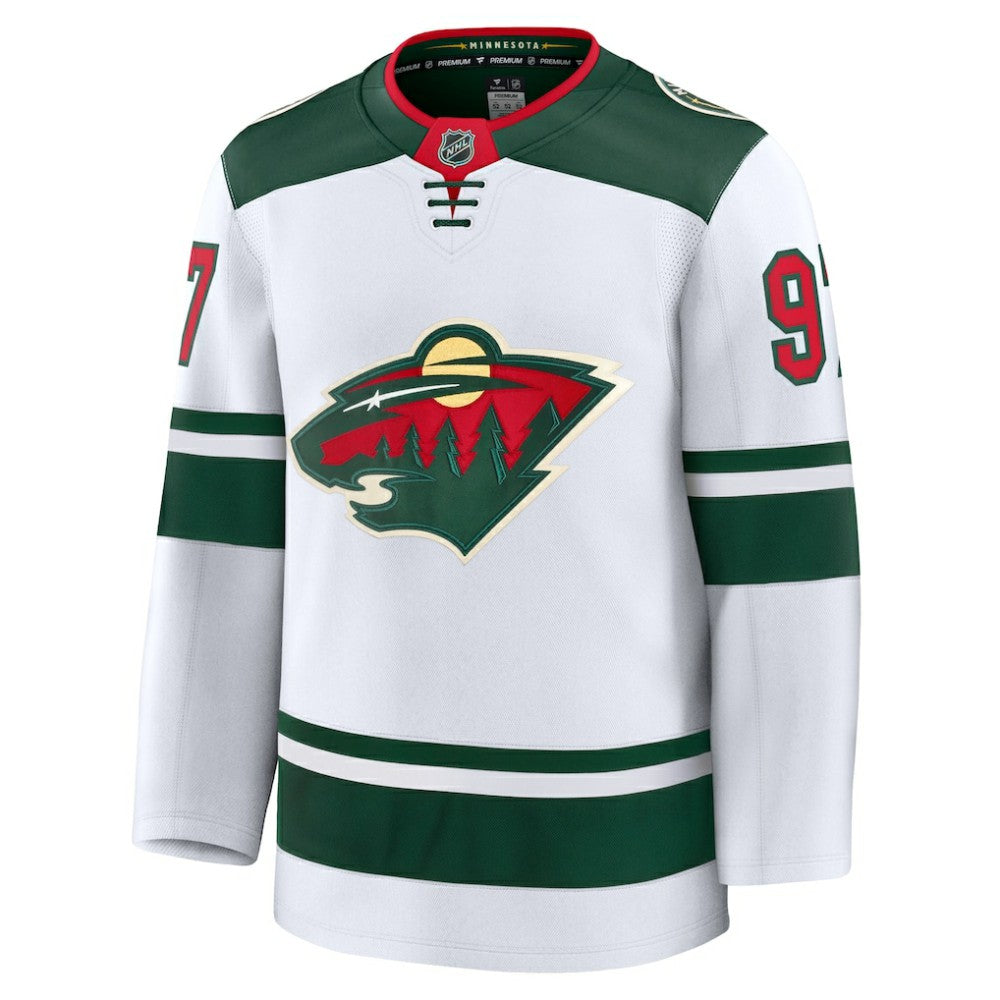 Kirill Kaprizov Minnesota Wild Fanatics Away Premium Jersey - White Jerseys
